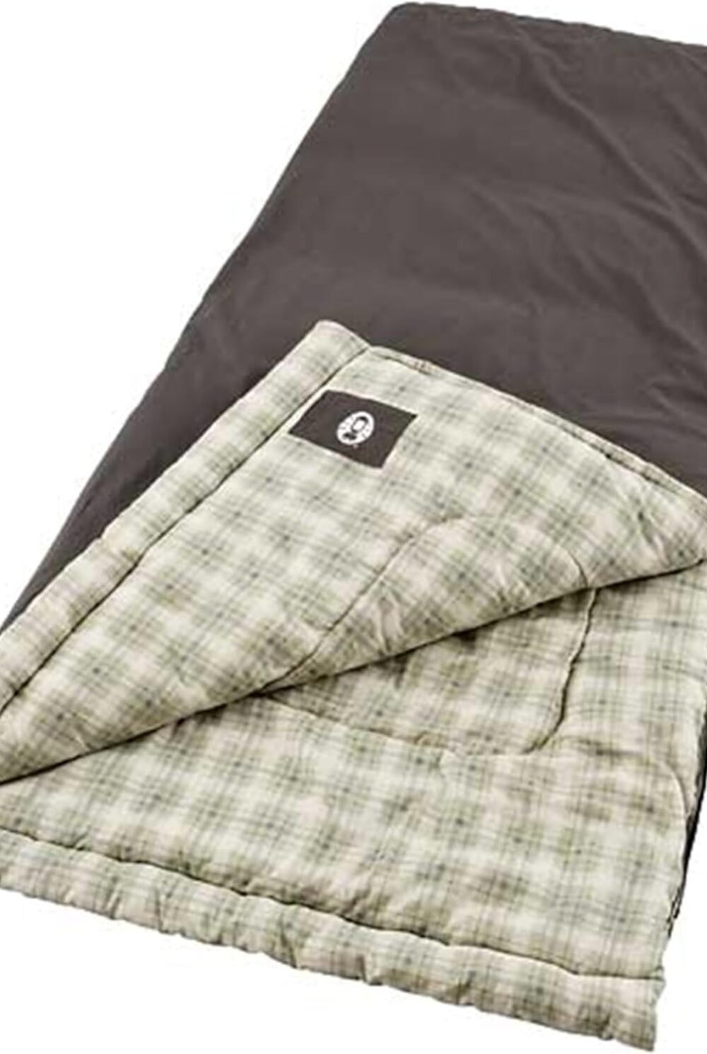 Coleman Heritage Big & Tall 10°F Flannel Sleeping Bag, XL Sleeping Bag Fits Adults up to 6ft 7in Tall, Machine Washable, Great for Camping, Hunting, Guests, & More